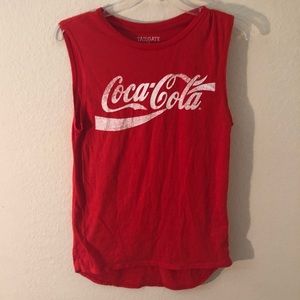 Coca-Cola red tank top, American eagle, xs